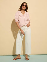 Immaculate Vegan - Baukjen Marti Organic Cotton Broderie Detail Blouse