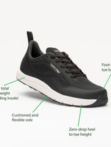 Immaculate Vegan - Bahé Revive Endurance Grounding Barefoot Shoe (Women's) - Midnight