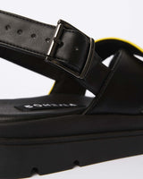 Immaculate Vegan - Bohema Glare Sandals Lemon made of vegan corn leather