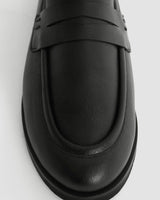 Immaculate Vegan - Bohema Dakota Women's Vegea® Grape Leather Loafers | Black