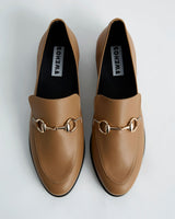 Immaculate Vegan - Bohema Shiv Women's Vegea® Grape Leather Vegan Loafers | Beige