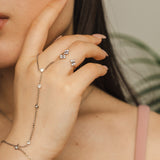 Immaculate Vegan - BLOOMTINE Enchanting Flutterfly™ Sterling Silver Trio Butterfly Ring | Silver