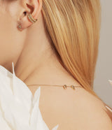 Immaculate Vegan - BLOOMTINE Mini Halo Wings™ Diamond Gold Vermeil Angel Necklace