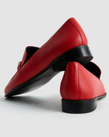 Immaculate Vegan - Bohema Shiv Women's Vegea® Grape Leather Vegan Loafers | Red