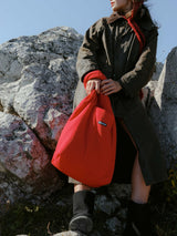 Immaculate Vegan - New Orchard Shoulder Vegan Bag | Red Vivid Red