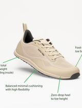 Immaculate Vegan - Bahé Revive Flex Grounding Barefoot Shoe (Women's) - Stone