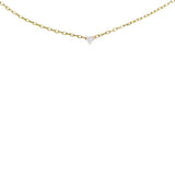 Immaculate Vegan - BLOOMTINE Illuminess™ 14K Gold Vermeil Trillion Necklace | Gold