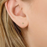 Immaculate Vegan - BLOOMTINE Illuminess™ Mini 14K Gold Vermeil Star Studs | Gold