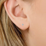 Immaculate Vegan - BLOOMTINE Illuminess™ Mini Sterling Silver Star Studs | Silver