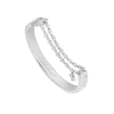 Immaculate Vegan - BLOOMTINE Illuminess™ Sterling Silver Starset Bangle | Silver