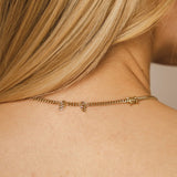 Immaculate Vegan - BLOOMTINE Mini Halo Wings™ Sterling Silver Diamond Angel Choker | Silver