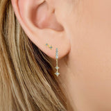 Immaculate Vegan - BLOOMTINE Illuminess™ 14K Gold Vermeil Shooting Star Studs | Gold