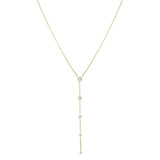 Immaculate Vegan - BLOOMTINE Illuminess™ Gold Vermeil Goddess Sparkle Lariat