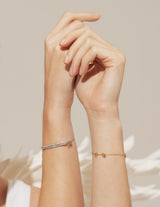 Immaculate Vegan - BLOOMTINE Illuminess™ 14K Gold Diamond Bar Bracelet | Gold