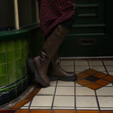 Immaculate Vegan - V.GAN Bram Women's Vegan Leather Knee High Boots | Brown