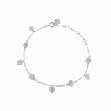 Immaculate Vegan - BLOOMTINE "Where There Is Love, There Is Magic" Sterling Silver Heart Bracelet | Silver