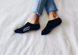 Immaculate Vegan - 8000kicks Breathable Vegan Hemp Ankle Socks | Black