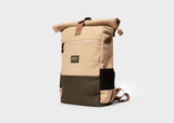 Immaculate Vegan - 8000kicks Everyday Vegan Hemp Backpack | Beige & Green