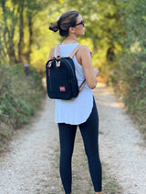 Immaculate Vegan - 8000kicks Small Hemp Backpack in Black