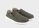 Immaculate Vegan - 8000kicks SunSlide Hemp Slip-on for Women in Dark Green