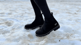 Immaculate Vegan - 8000kicks The Crossover Hemp Chelsea for Women in Full Black