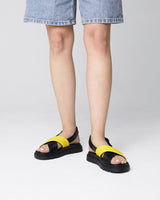 Immaculate Vegan - Bohema Glare Sandals Lemon made of vegan corn leather