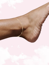 Immaculate Vegan - BLOOMTINE Illuminess™ Gold Vermeil Sparkle Anklet