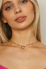 Immaculate Vegan - BLOOMTINE Mini Halo Wings™ 14K Gold Vermeil Diamond Angel Choker | Gold