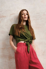 Immaculate Vegan - KOMODO ANISA - Organic Cotton Top - Green