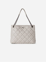 Immaculate Vegan - SKYLA August Vegan Leather Tote Bag | Stone Grey