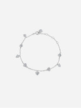 Immaculate Vegan - BLOOMTINE "Where There Is Love, There Is Magic" Sterling Silver Heart Bracelet | Silver