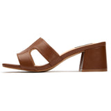 Immaculate Vegan - V.GAN Bok Women's Vegan Leather Mule Heel Sandals | Tan