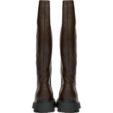 Immaculate Vegan - V.GAN Bram Women's Vegan Leather Knee High Boots | Brown