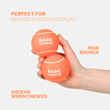 Immaculate Vegan - Barc London Bright Orange Dog Ball