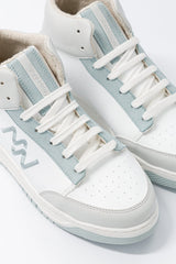 Immaculate Vegan - Mood Walk French Touch Unisex Vegan Corn Leather Sneakers | Ice Blue