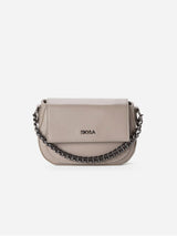 Immaculate Vegan - SKYLA Billie Vegan Leather Crossbody Bag | Stone Grey