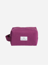 Immaculate Vegan - Souleway Natural Cotton Canvas Classic Washbag S | Bordeaux Red Bordeaux Red