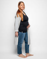 Immaculate Vegan - The Bshirt MATERNITY VEST IN BLACK