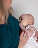 Immaculate Vegan - The Bshirt Nursing tunic dress in Teal