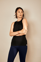 Immaculate Vegan - The Bshirt Bshirt Women's Rib Racer Vest in Black