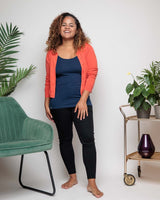 Immaculate Vegan - The Bshirt WOMEN'S VEST IN NAVY