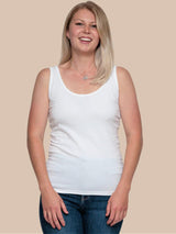 Immaculate Vegan - The Bshirt Cotton Vest | White