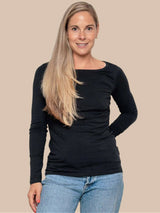 Immaculate Vegan - The Bshirt Cotton Long Sleeve | Black