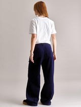 Immaculate Vegan - KOMODO Women's Lola Organic Cotton Cord Trouser | Navy