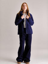 Immaculate Vegan - KOMODO Women's Georgia Organic Cotton Cord Coat | Navy