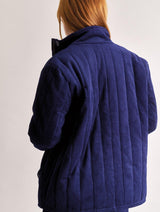 Immaculate Vegan - KOMODO Women's Georgia Organic Cotton Cord Coat | Navy