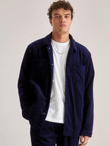 Immaculate Vegan - KOMODO Men's Stanley Organic Cotton Cord Jacket | Navy