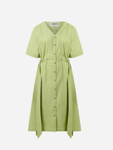 Immaculate Vegan - KOMODO Dusk Women's Organic Cotton Dress | Sage