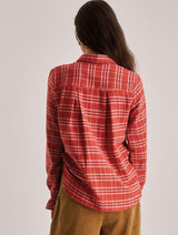 Immaculate Vegan - KOMODO Women's Page Organic Cotton Shirt | Red