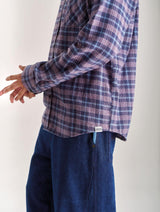 Immaculate Vegan - KOMODO Men's Santi Organic Cotton Flannel Shirt | Purple